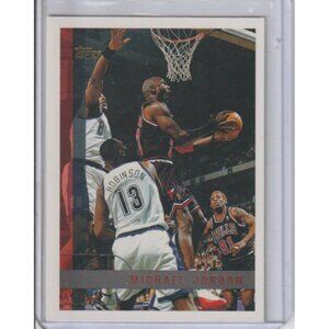Michael Jordan 1997-98 Topps #123 Chicago Bulls